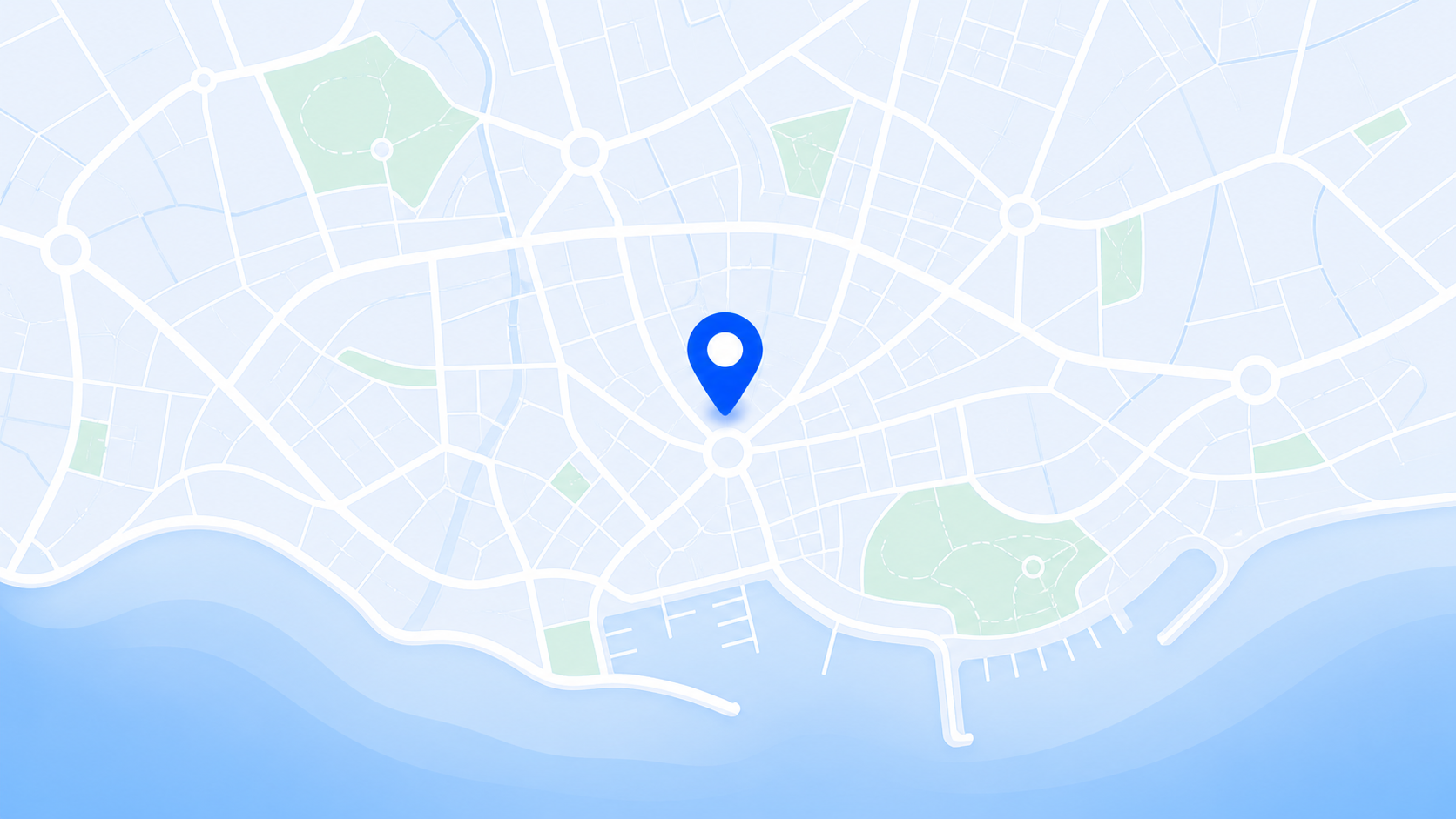 Mapa ilustrado com marcador em São Miguel, Açores